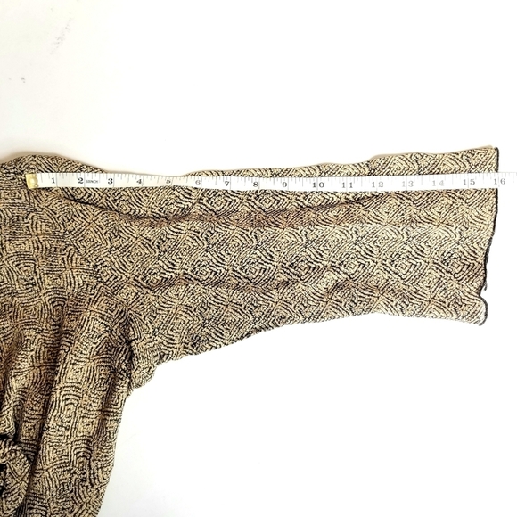 Isabella Bird  Anthropologie Brown Shear Lined Size 10 Casual Elegant Midi Dress - Picture 9 of 14